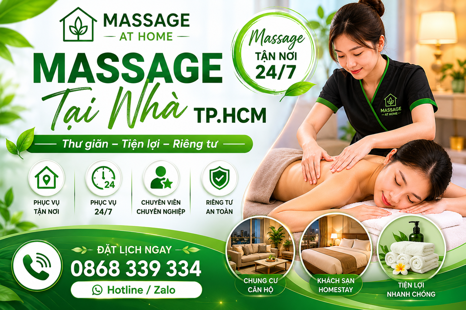Massage At Home TPHCM – Dịch Vụ Massage Tại Nhà Chuyên Nghiệp, Phục Vụ 24/7